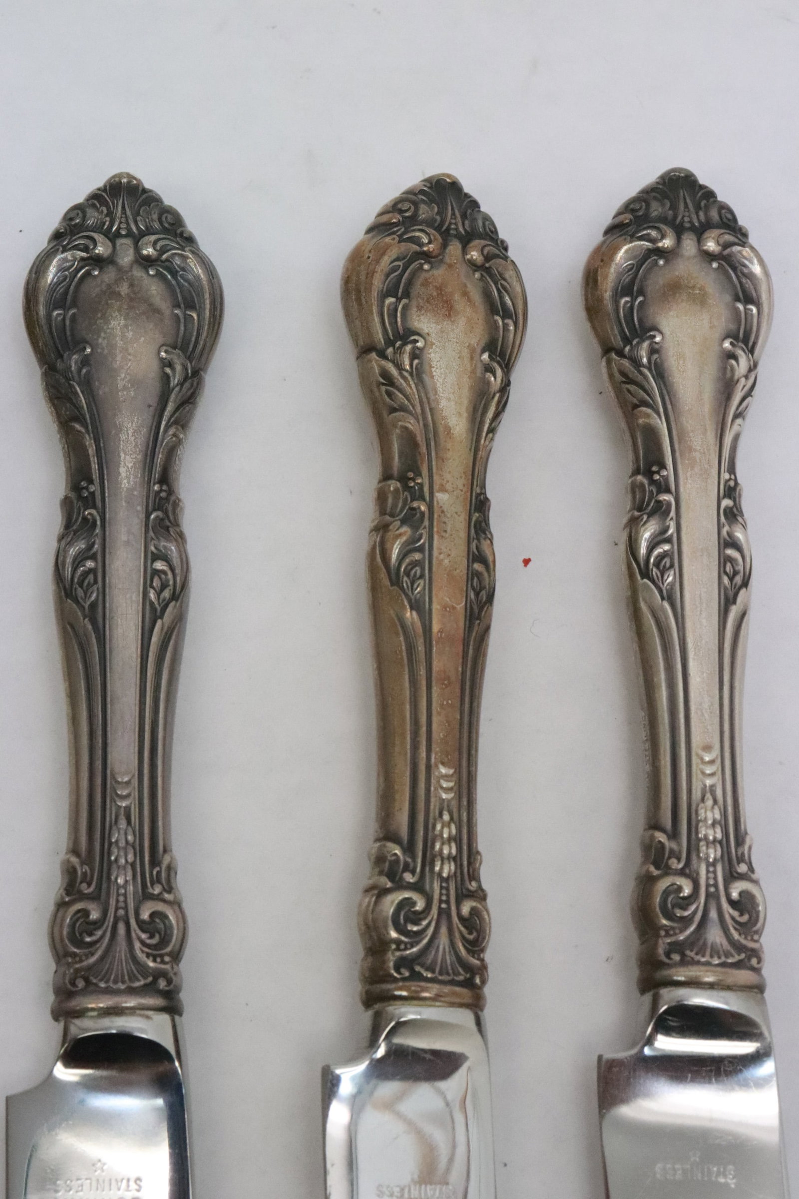 6 Gorham sterling handled knives - 5