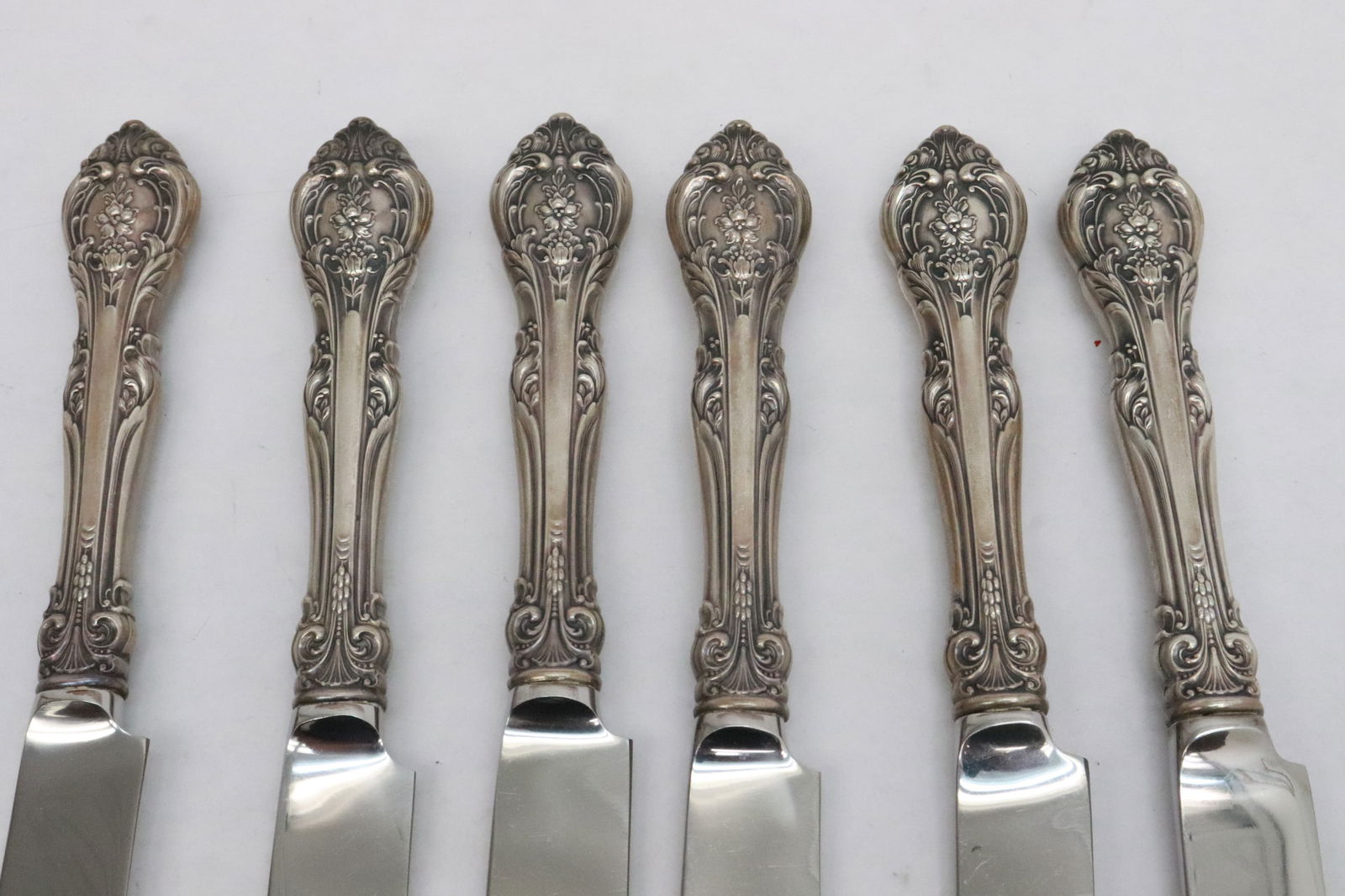 6 Gorham sterling handled knives - 7