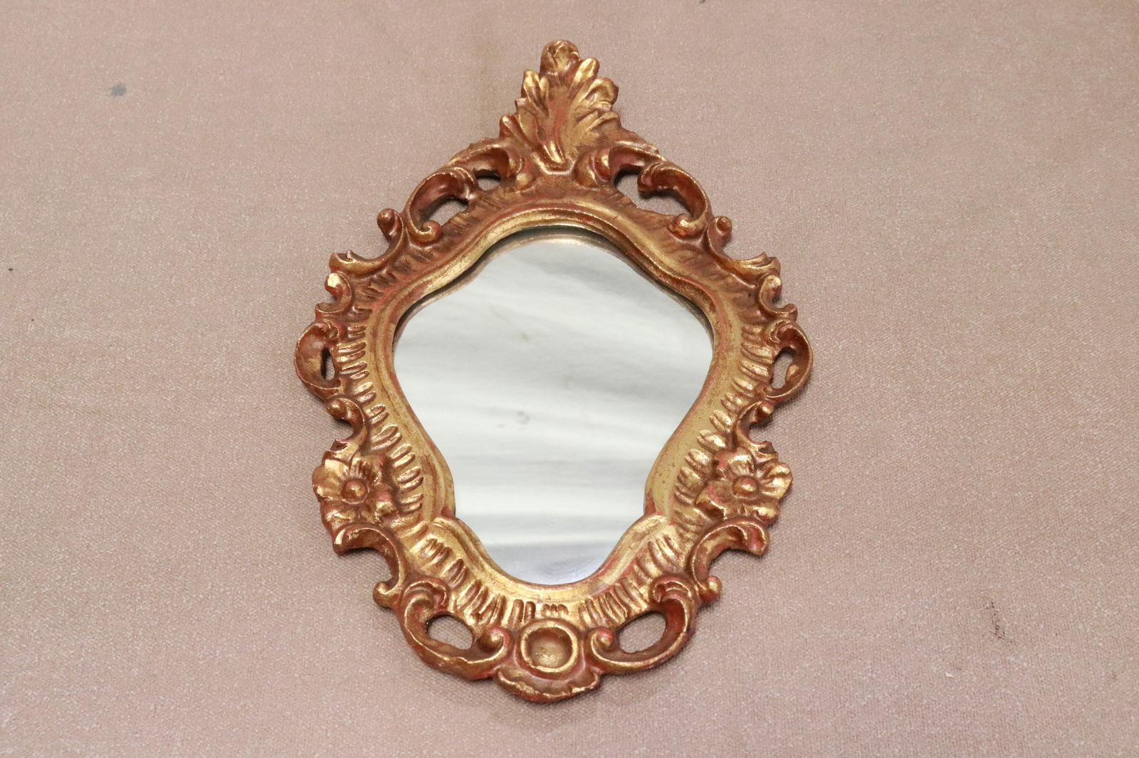 3 giltwood framed wall mirrors - 2