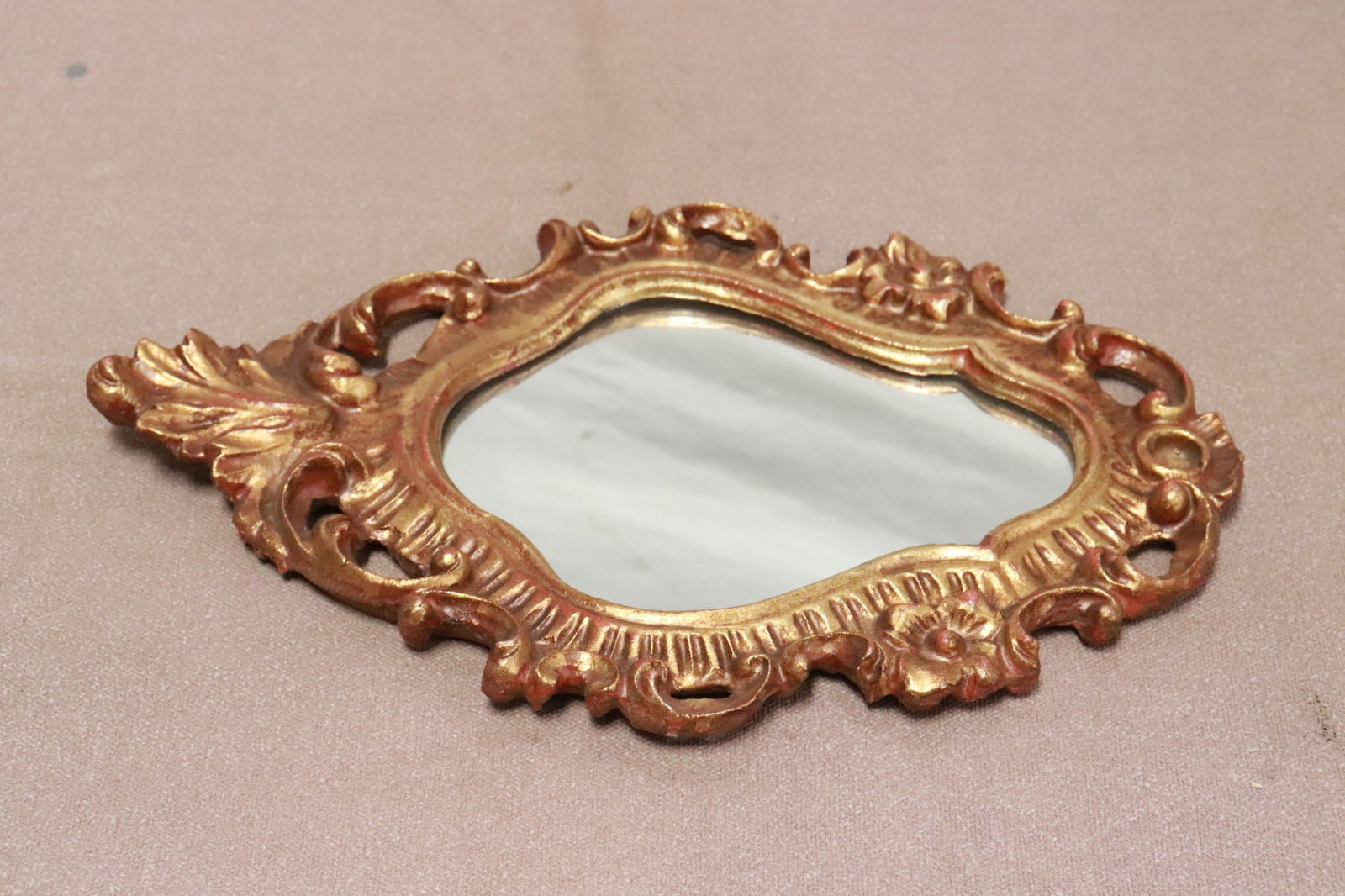 3 giltwood framed wall mirrors - 3