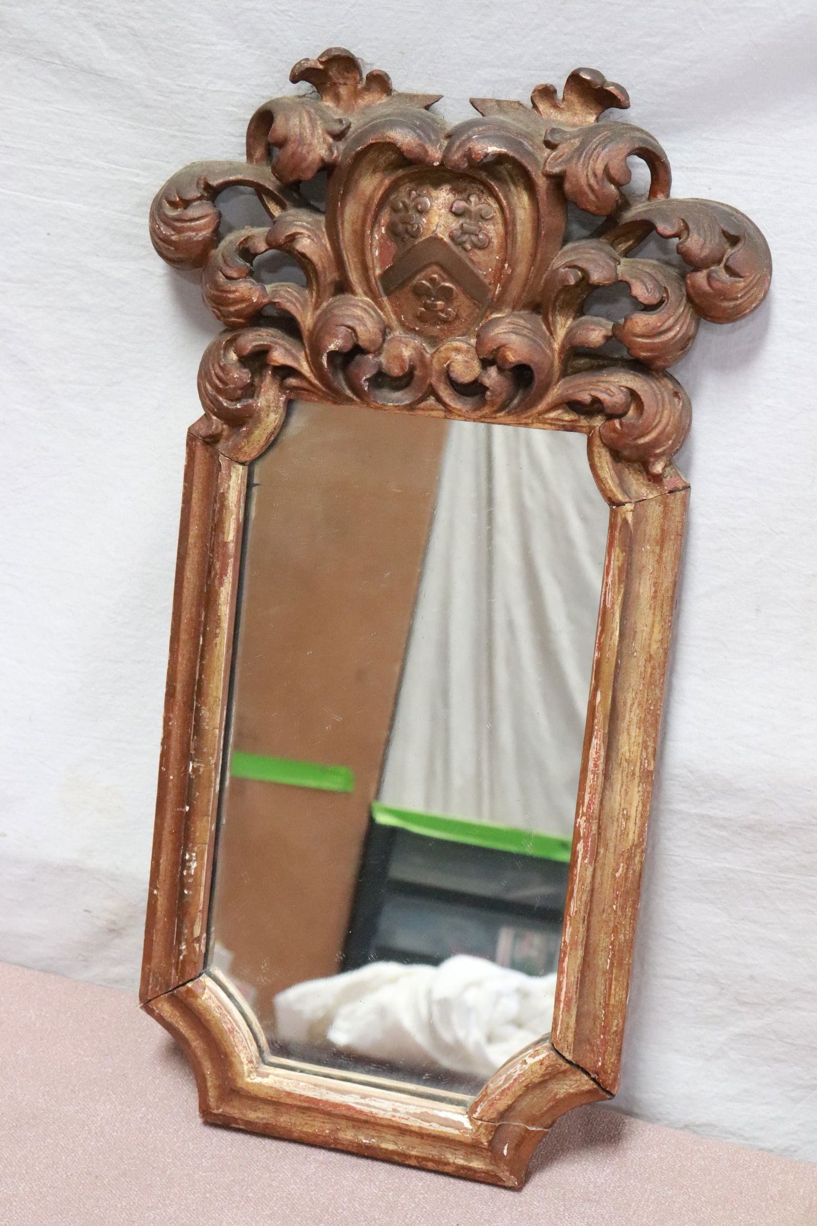 3 giltwood framed wall mirrors - 6