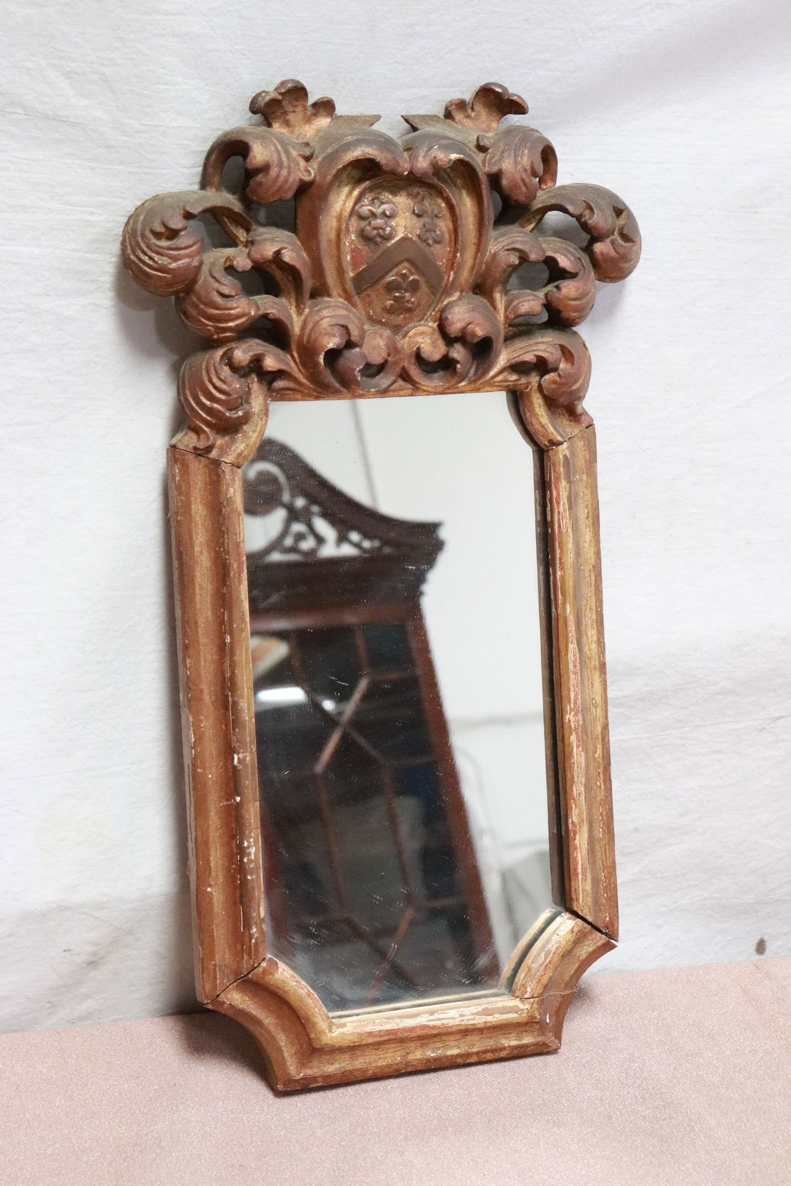 3 giltwood framed wall mirrors - 7