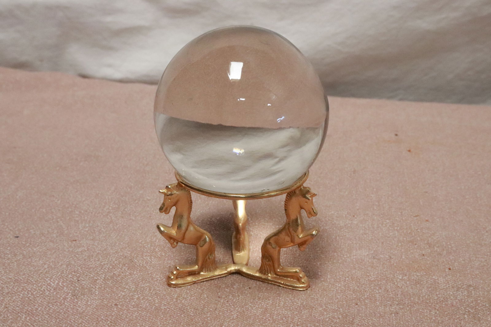 Crystal ball on stand - 2