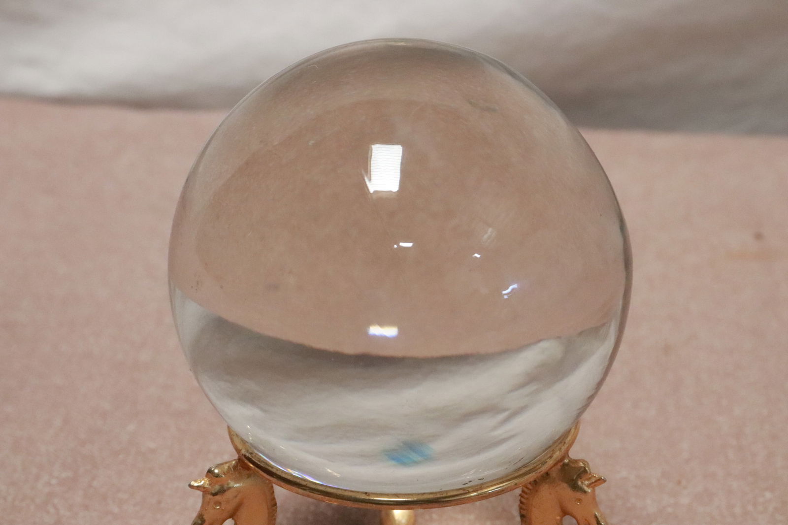 Crystal ball on stand - 4