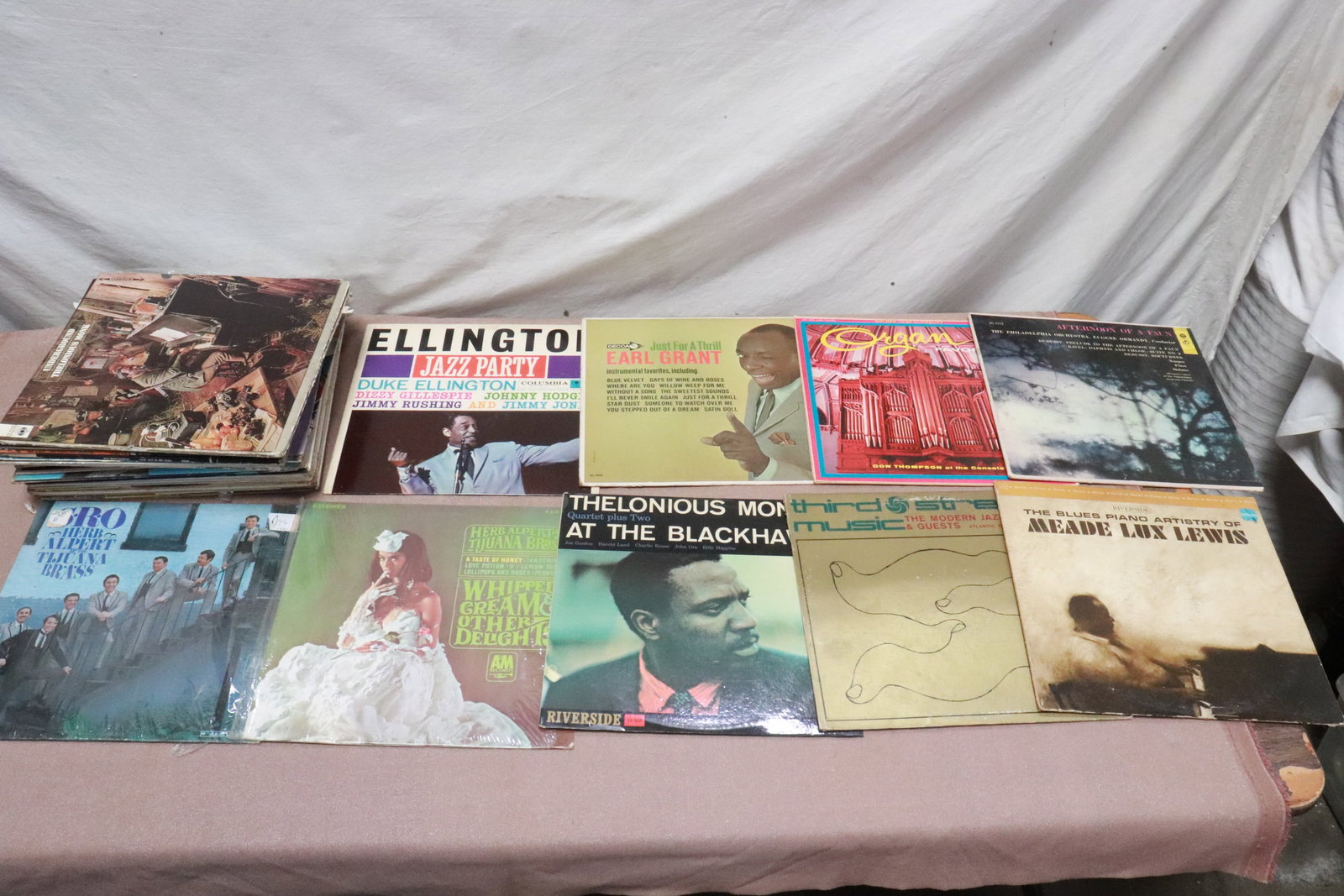 Over 40 vintage records - 2