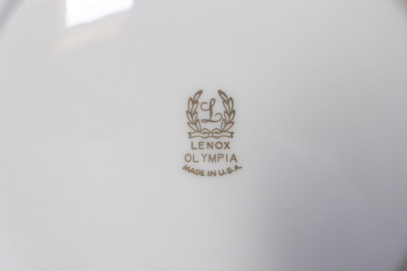 partial china set by Lenox in Olympia pattern - 7