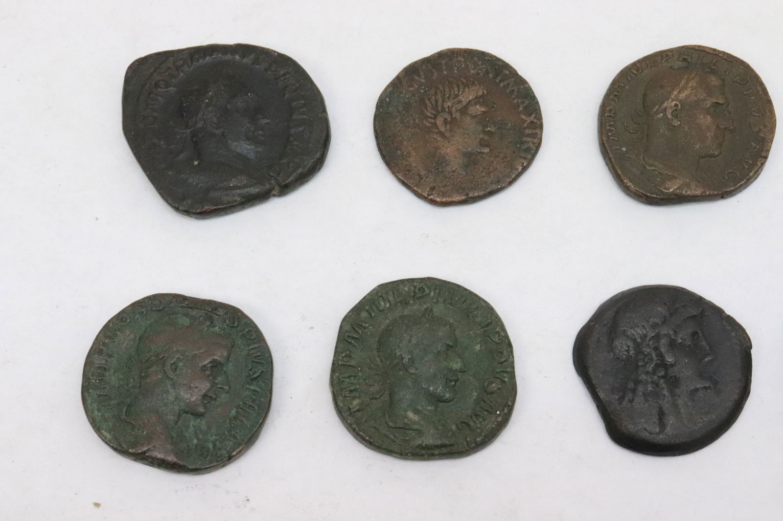 8 bronze coins(?) - 2