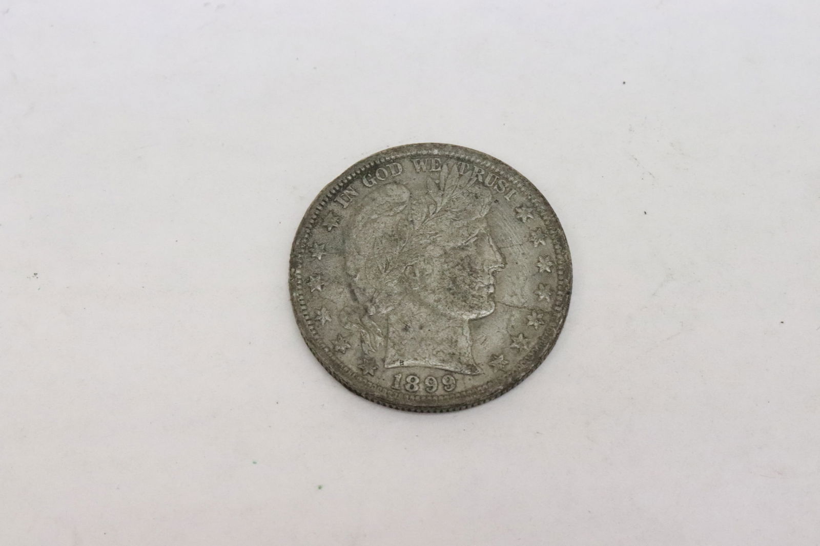 A 1899 "O" barber half dollar: A 1899 "O" barber half dollar