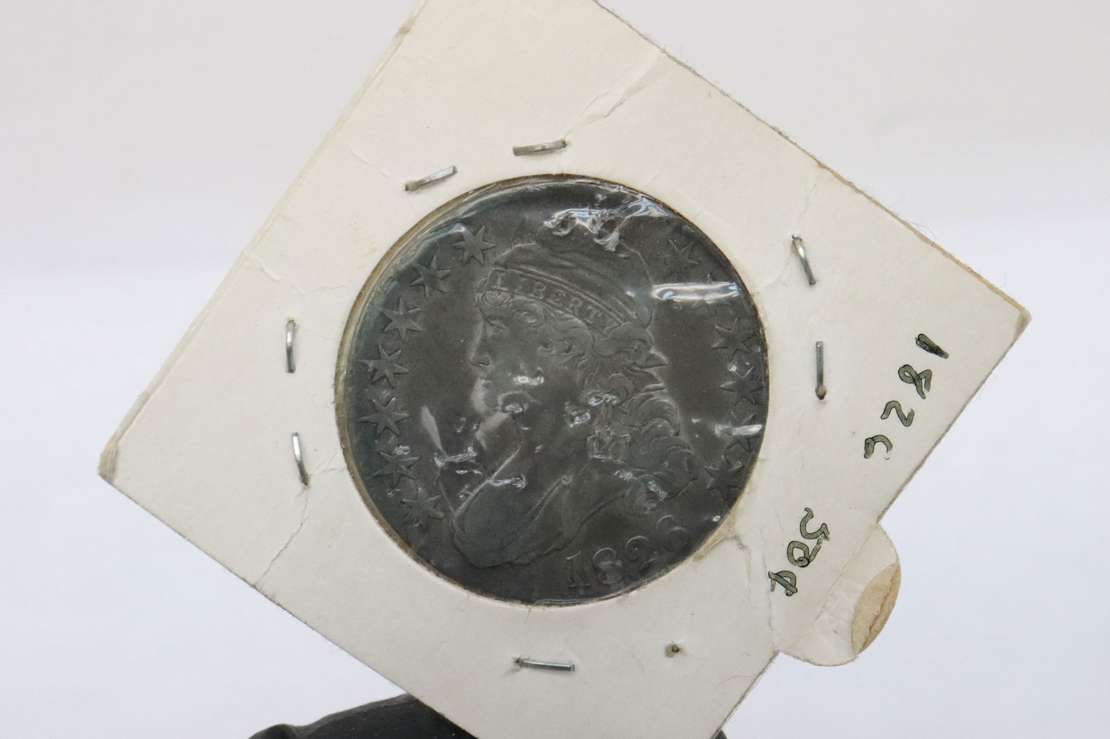 A fine US 1826 capped bust half dollar: A fine US 1826 capped bust half dollar