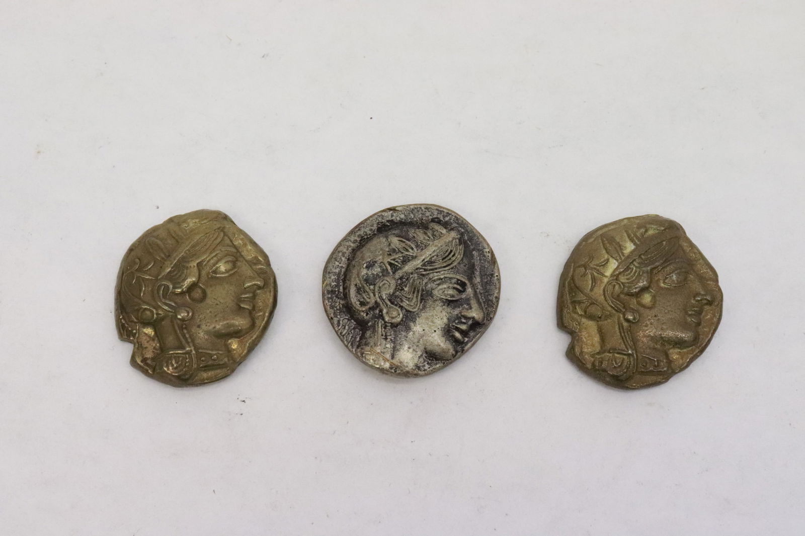 3 Greek coins: 3 Greek coins