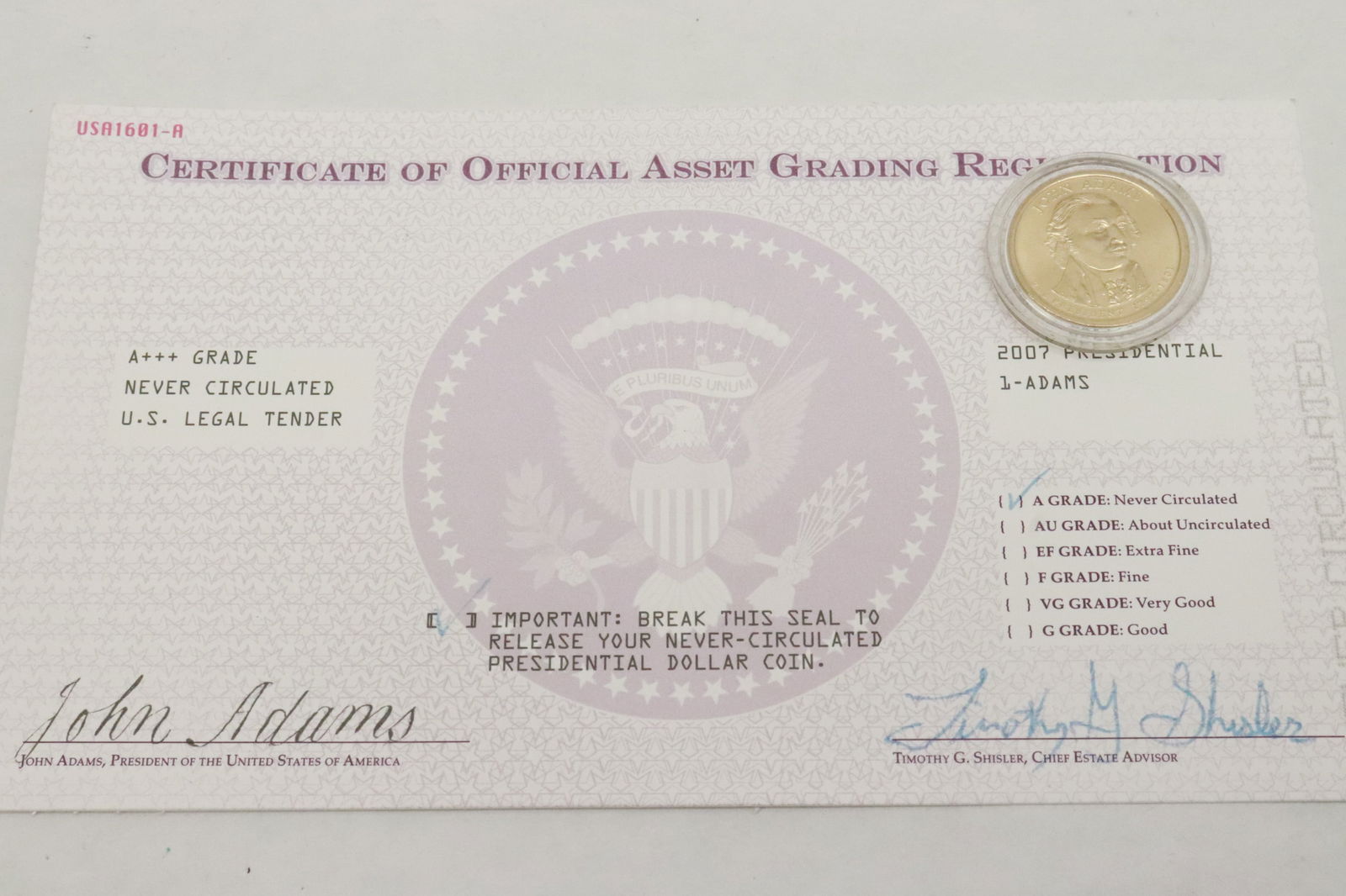 7 US proof dollars - 3