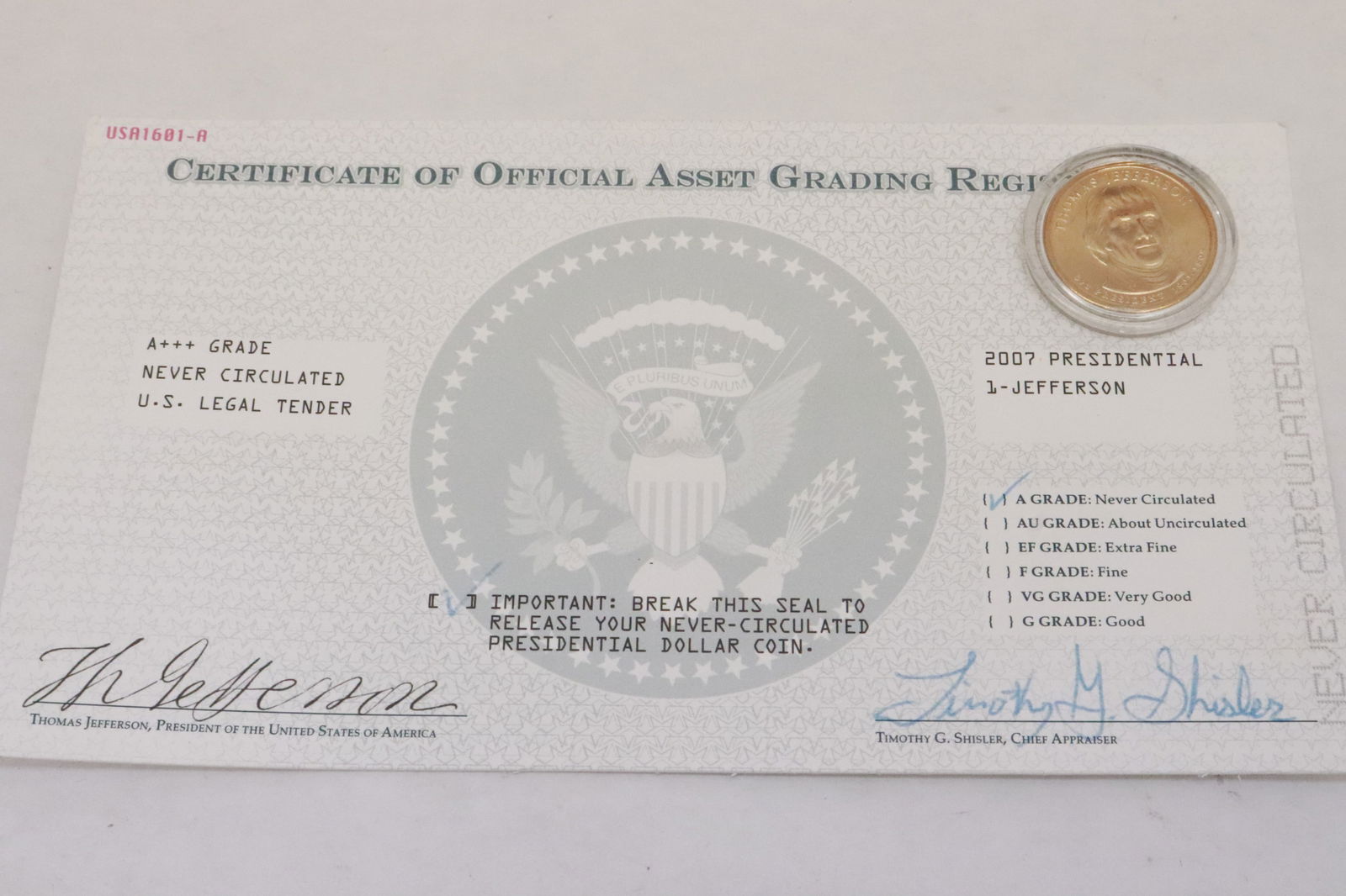 7 US proof dollars - 4