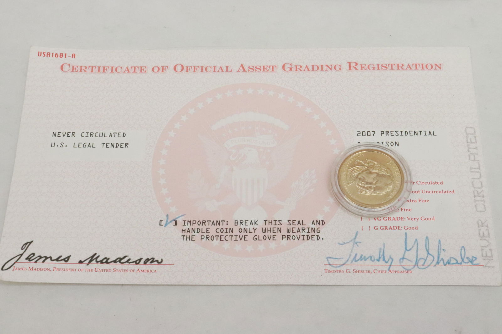 7 US proof dollars - 5