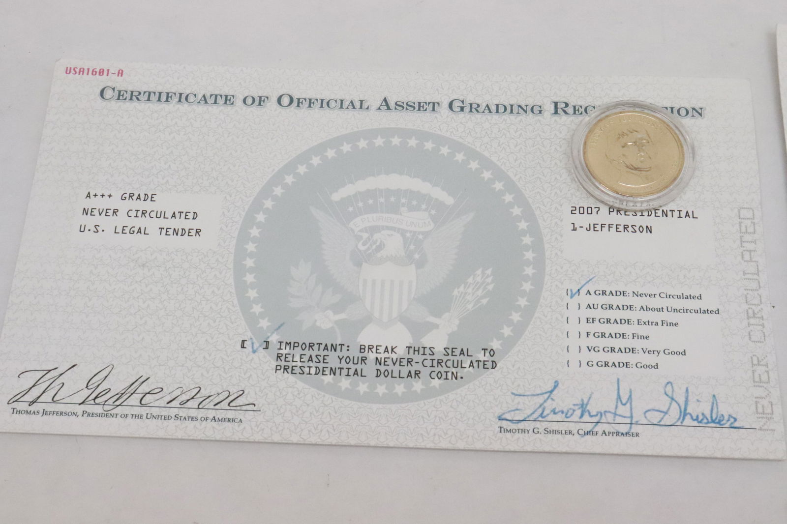 7 US proof dollars - 6