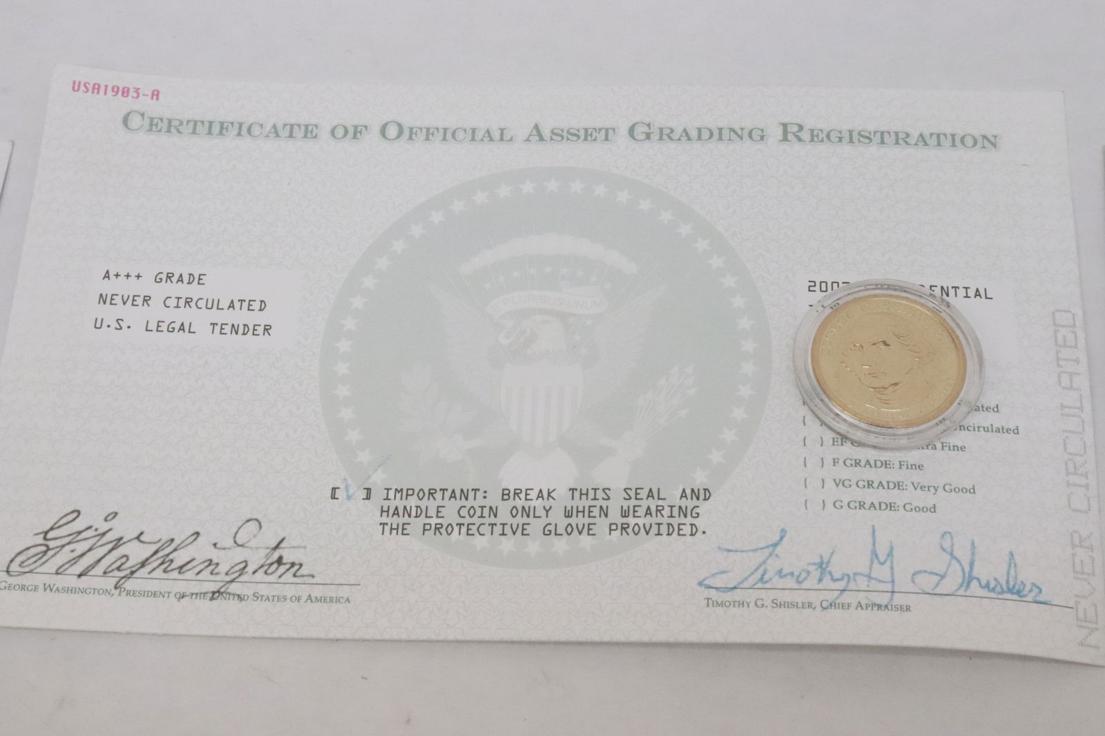 7 US proof dollars - 7