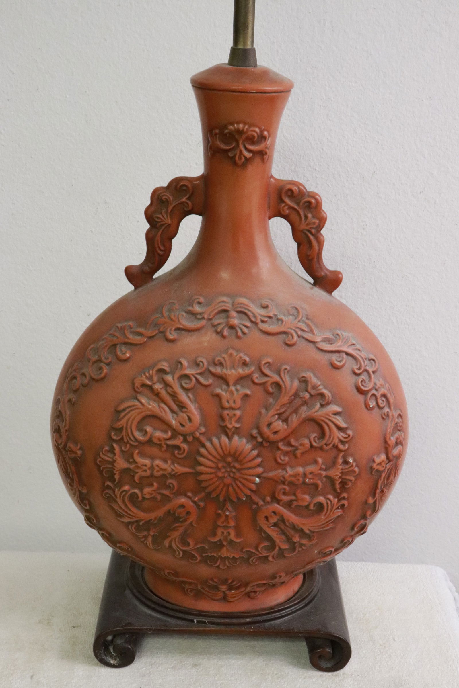 An earthenware jar made as a lamp - 2