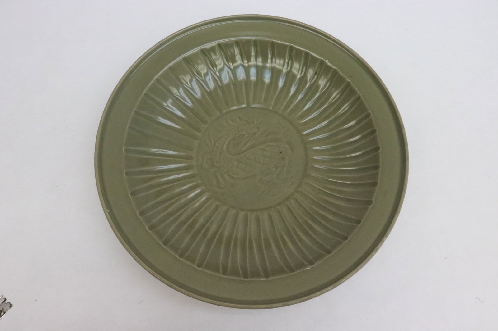 Chinese celadon charger (1 of 6)
