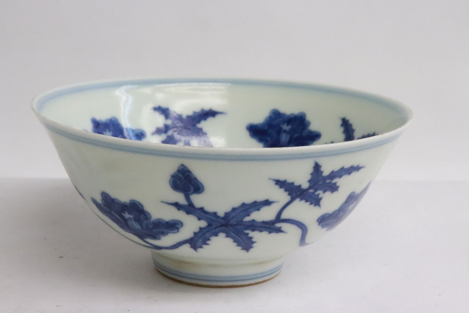 Chinese blue and white porcelain bowl (1 of 6)