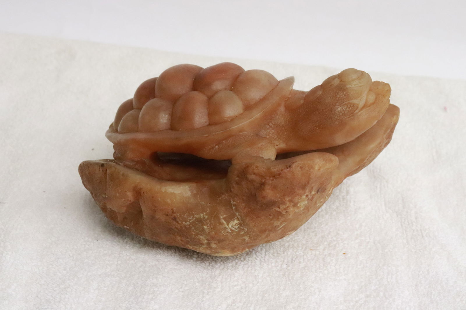 A stone carved turtle - 4