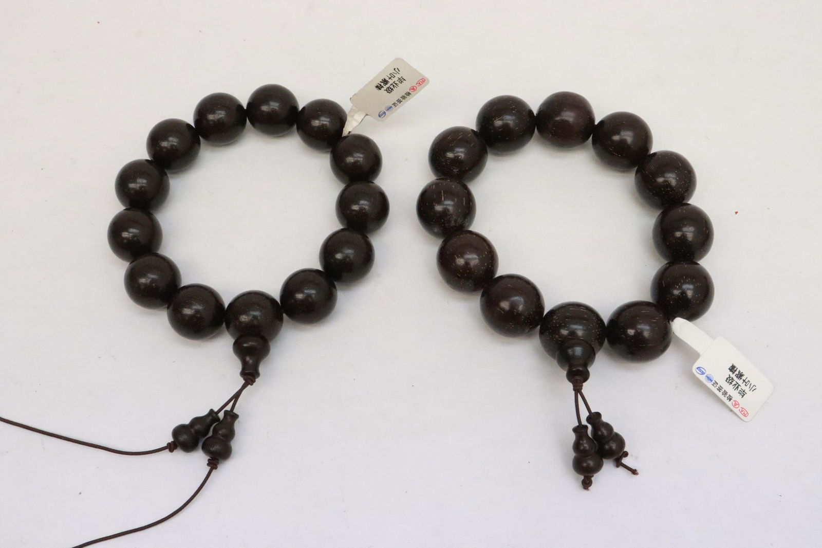 2 wood bead bracelets (1 of 7)