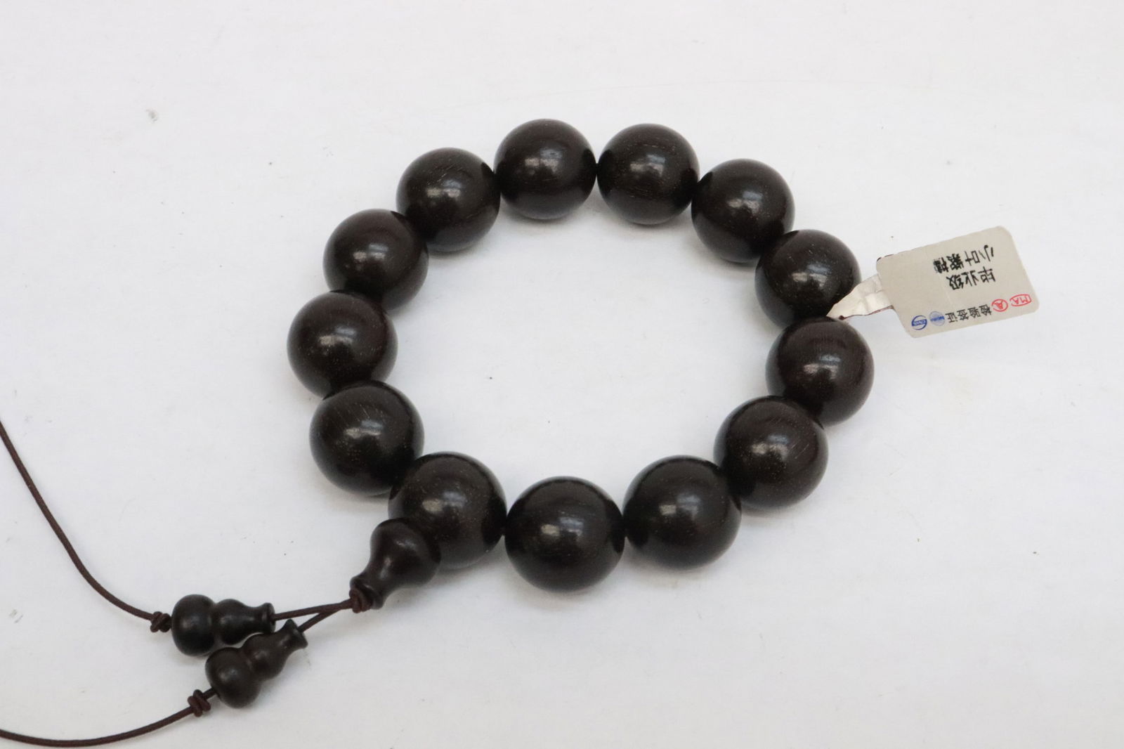 2 wood bead bracelets - 2