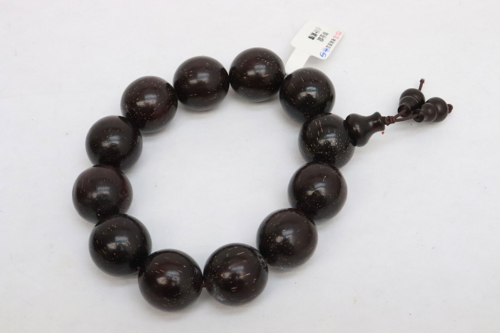 2 wood bead bracelets - 6