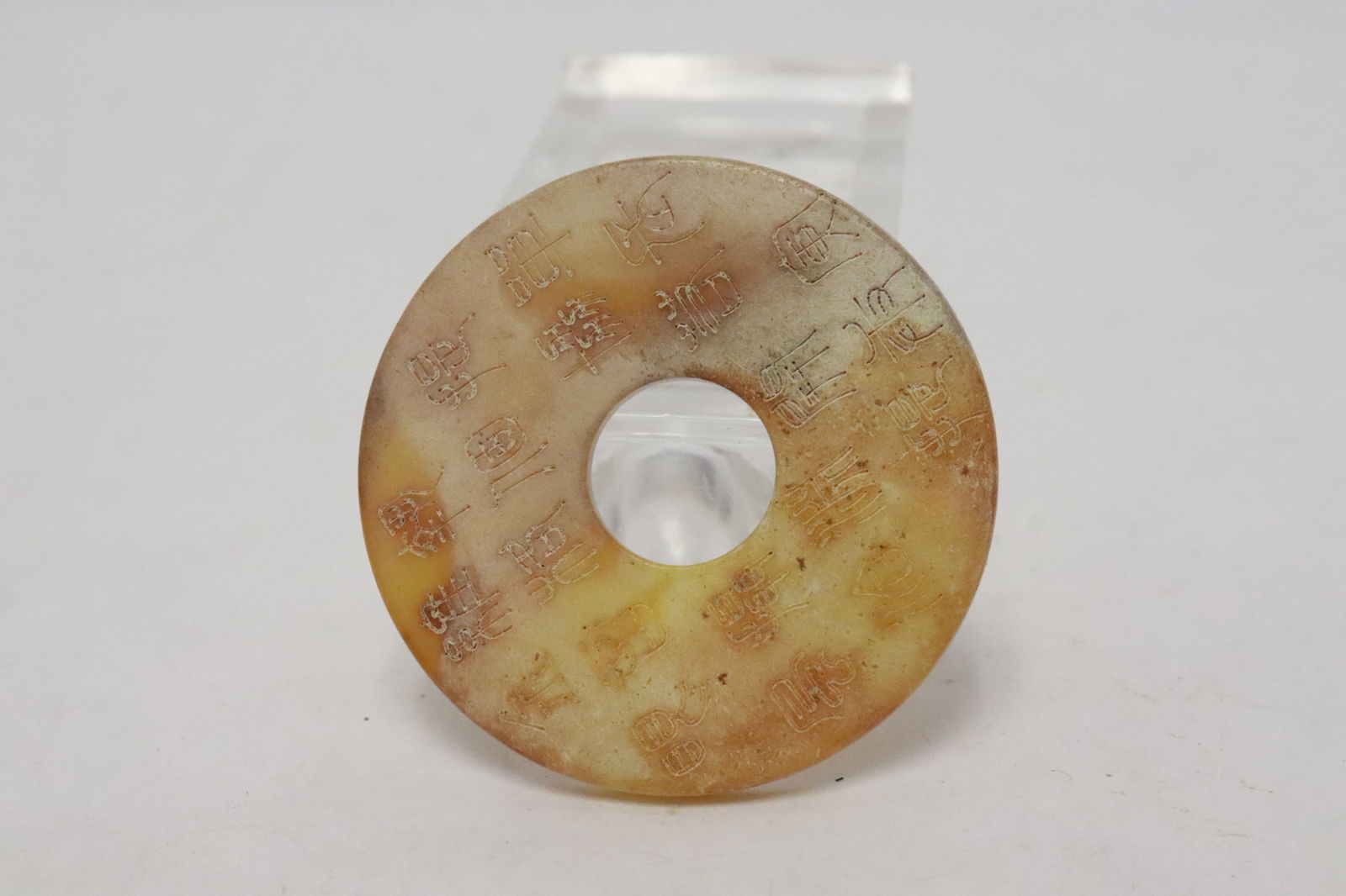 2 jade like stone sculptures - 3