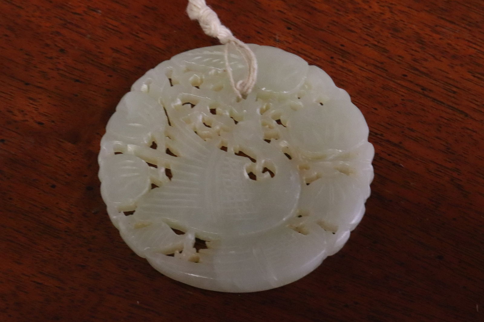 2 jade like discs - 3