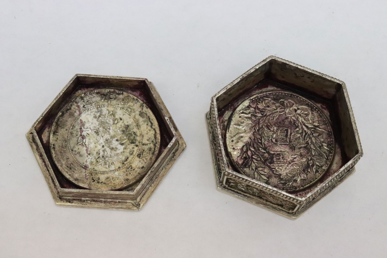 2 white metal boxes - 8