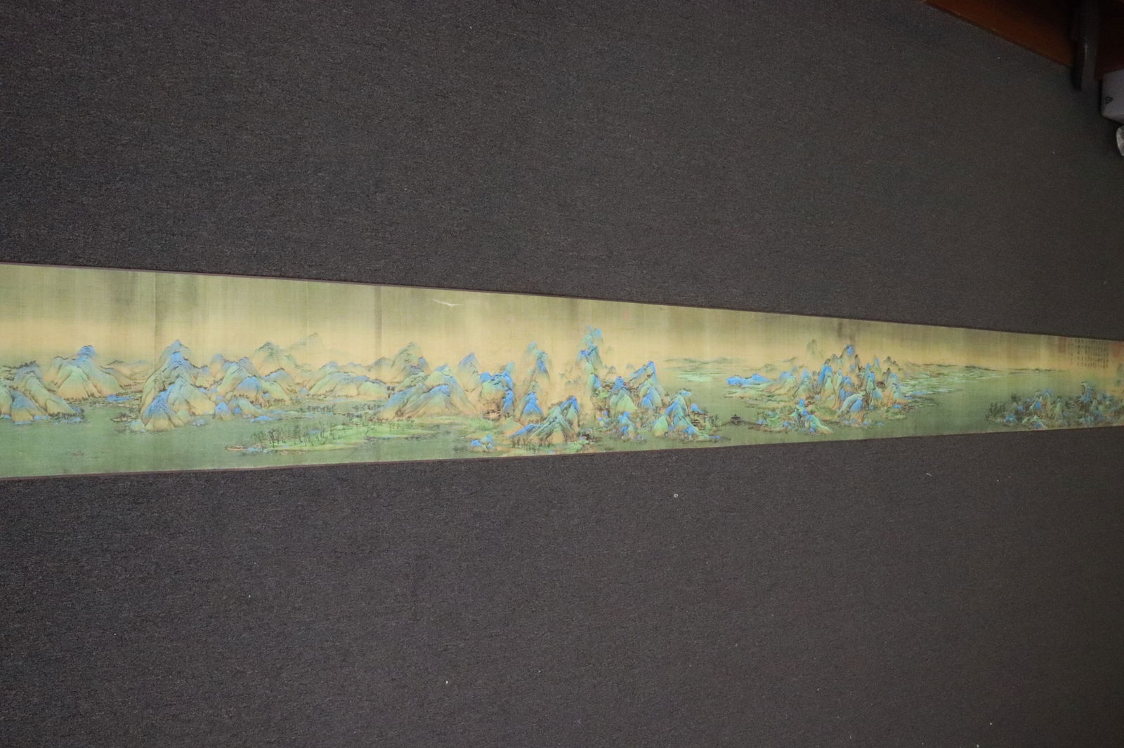 A long Chinese hand scroll: A long Chinese hand scroll, 283.5"x11.2"