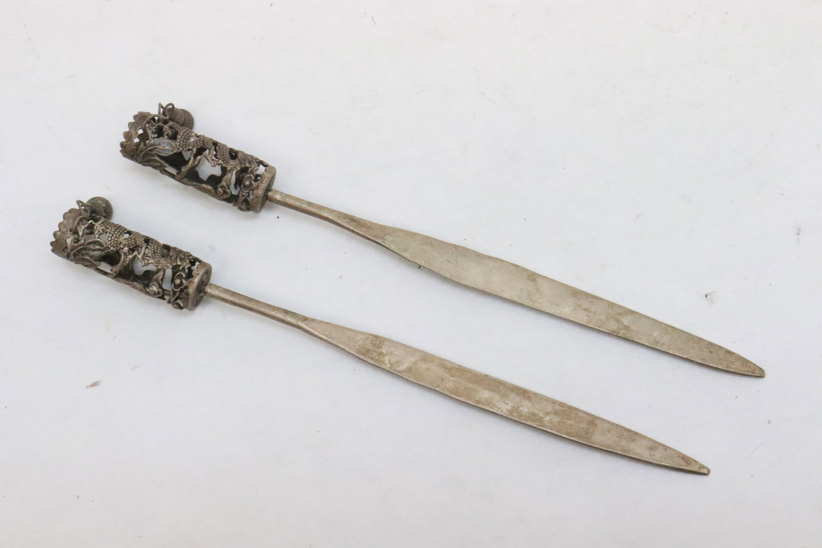 3 sterling(?) pickers - 2