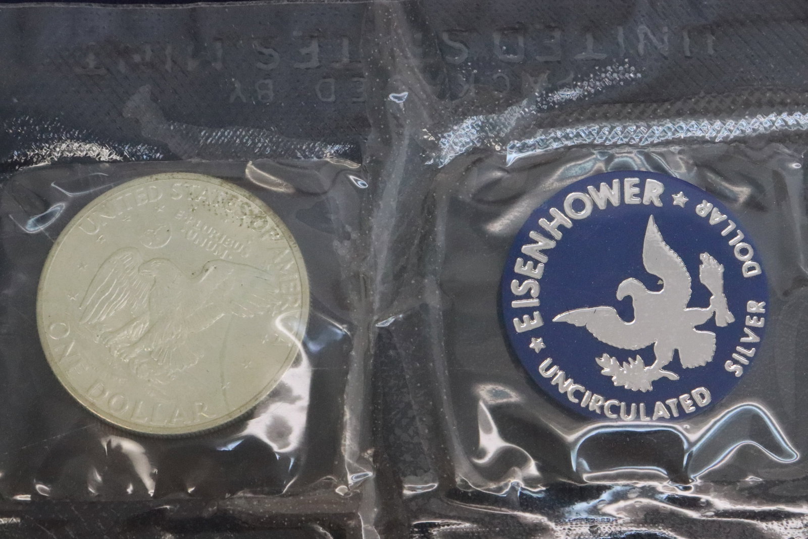 Five 1971 Eisenhower silver dollars - 9