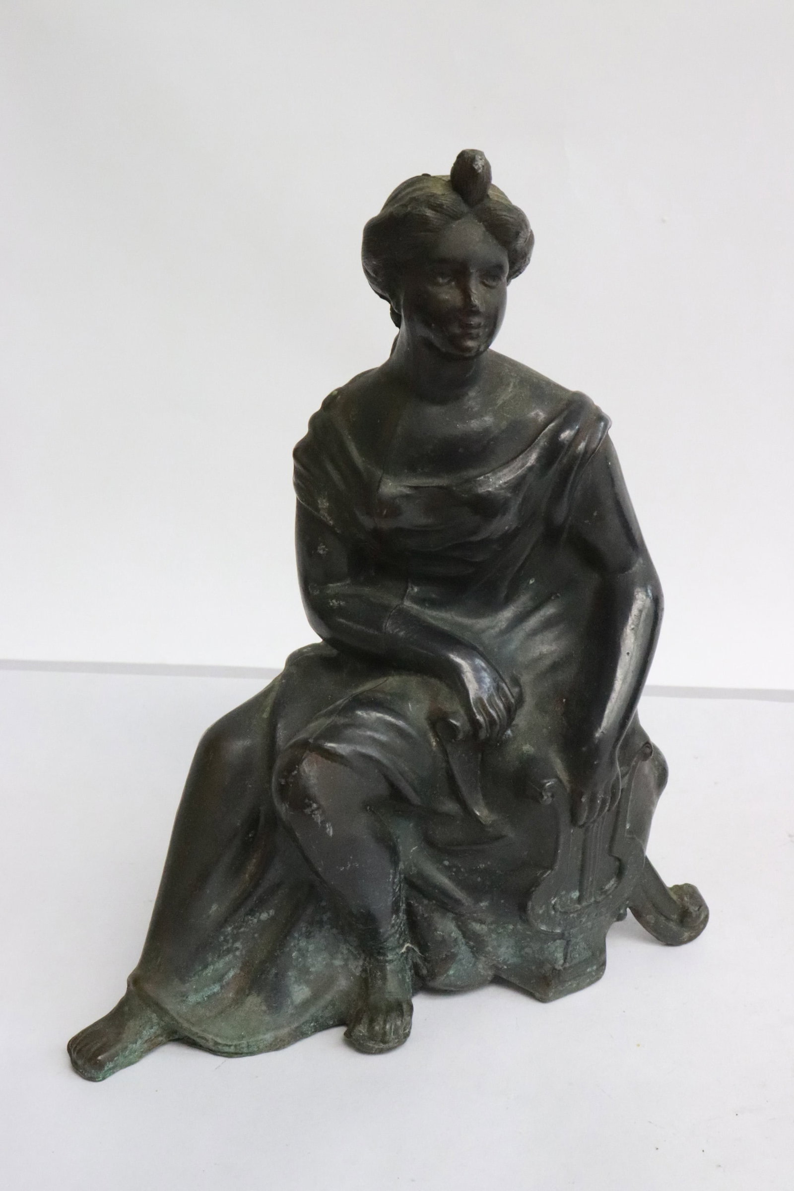 2 spelter figures - 2