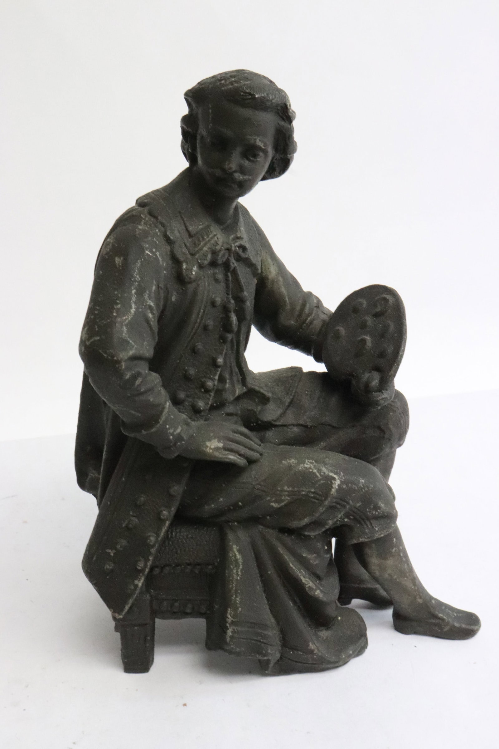 2 spelter figures - 5