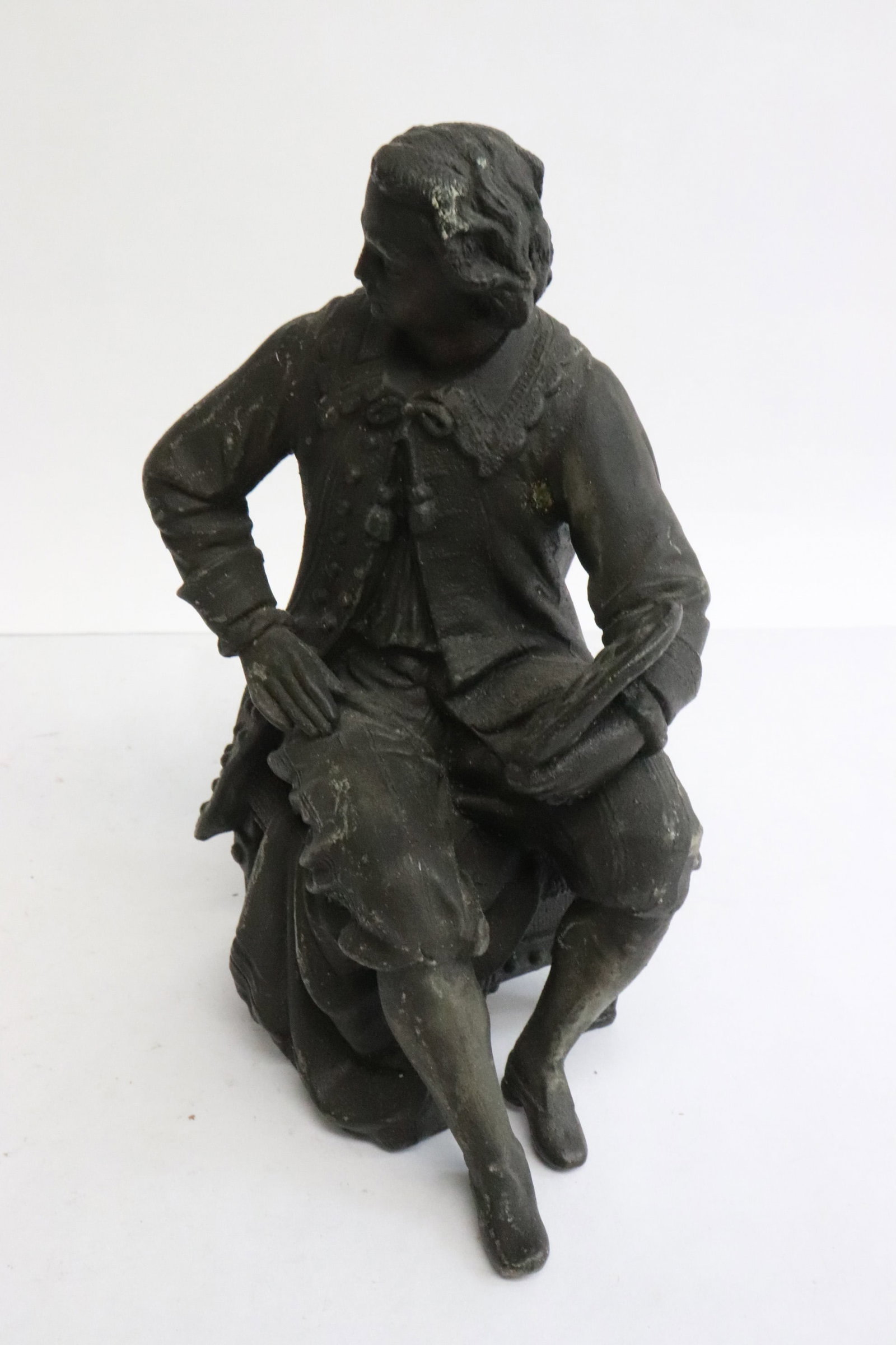2 spelter figures - 6