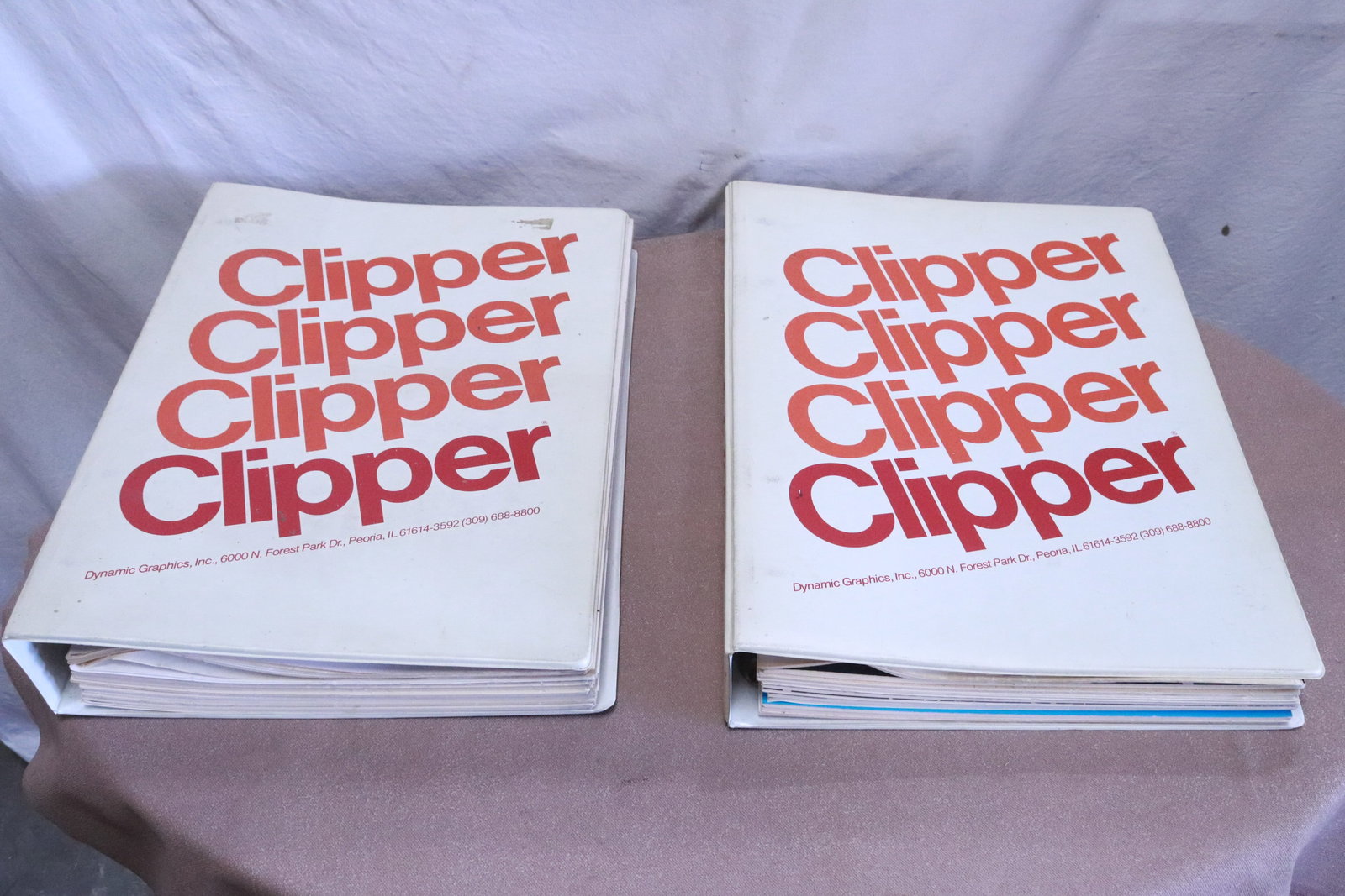 2 large Clipper folders; 1988 and 1989: 2 large Clipper folders; 1988 and 1989