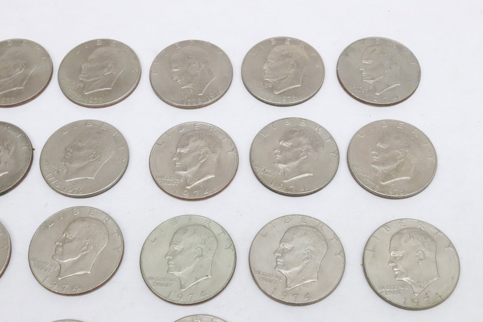 19 Eisenhower dollars - 2