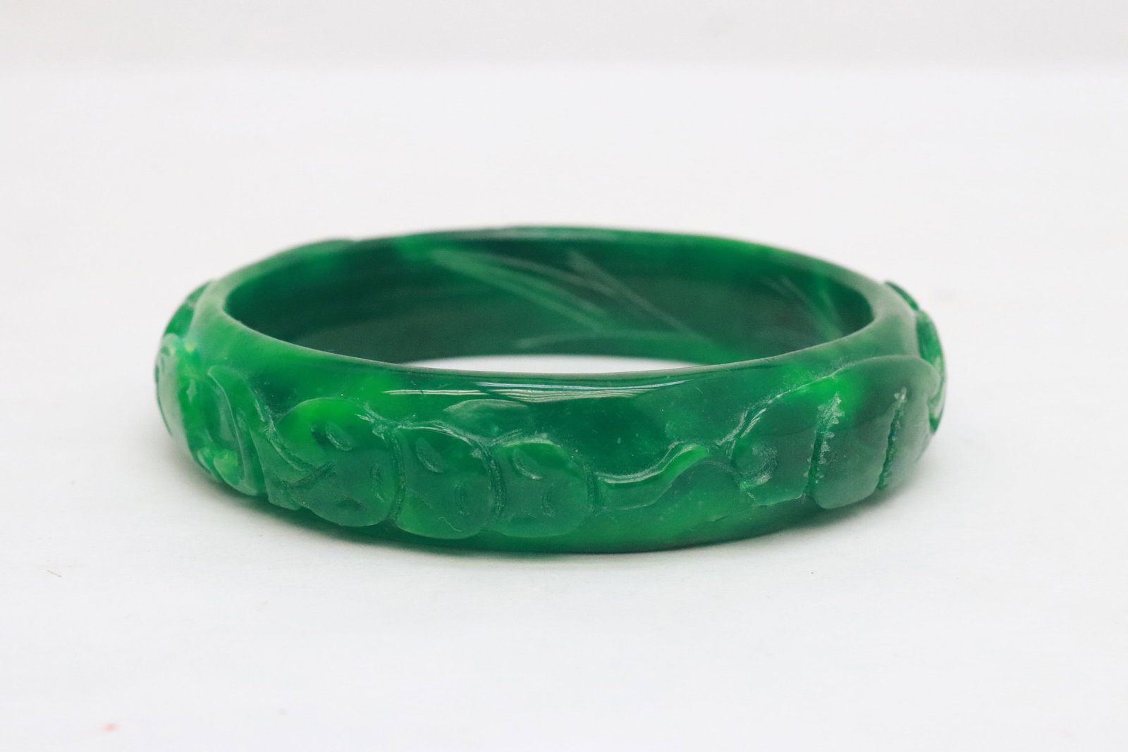 2 jadeite like bangles - 3