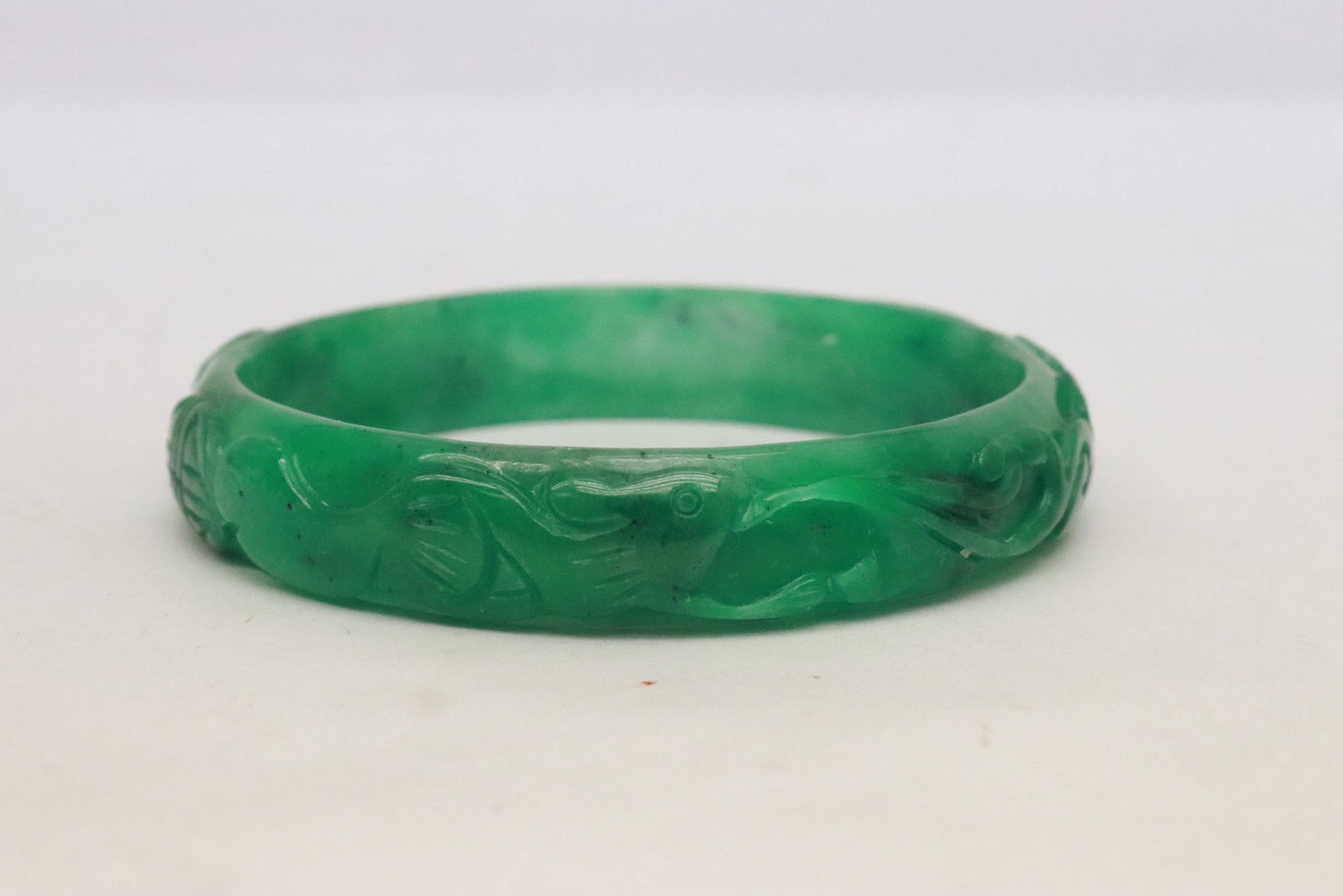 2 jadeite like bangles - 7
