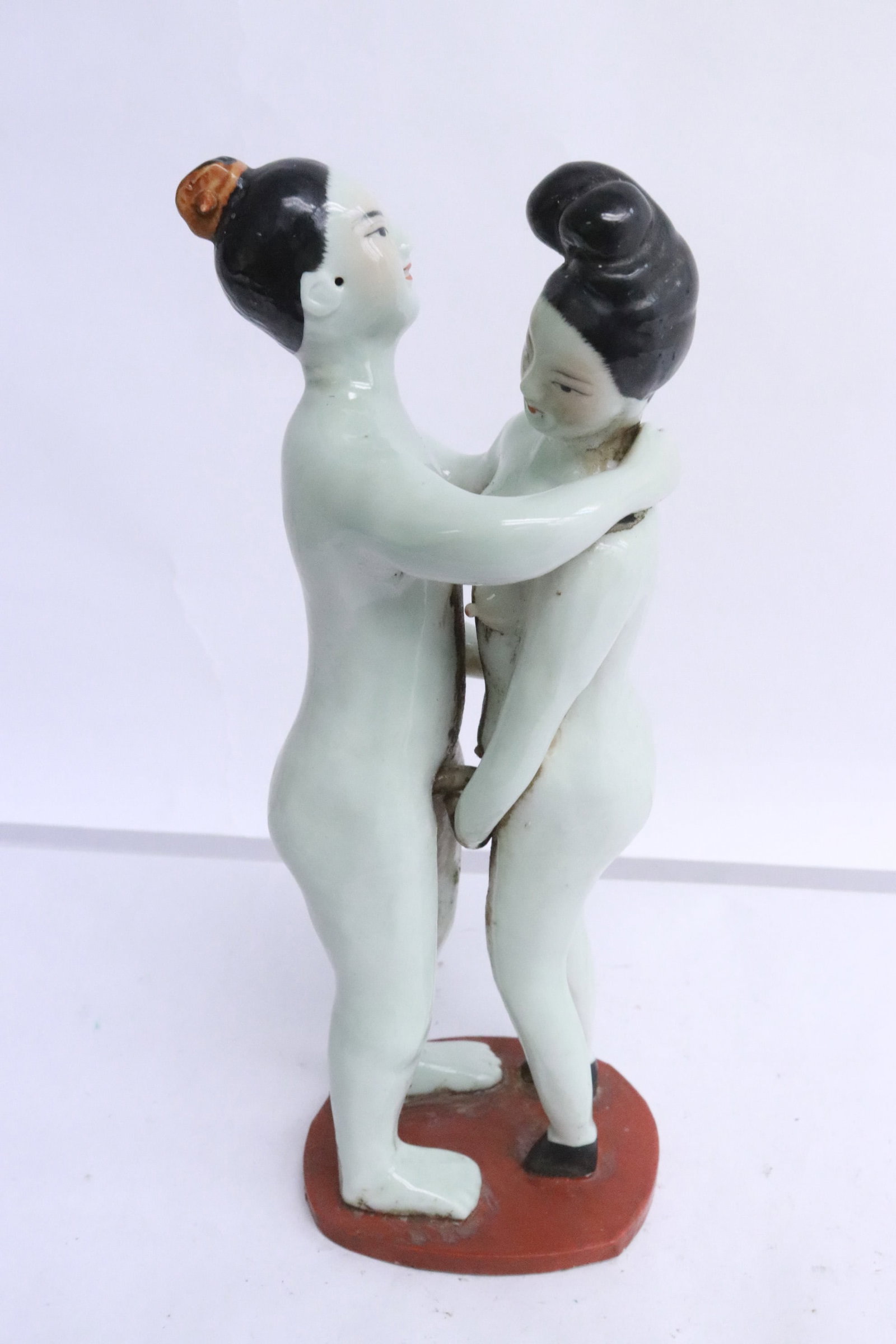 Fine Chinese porcelain sculpture of figure (1 of 6)