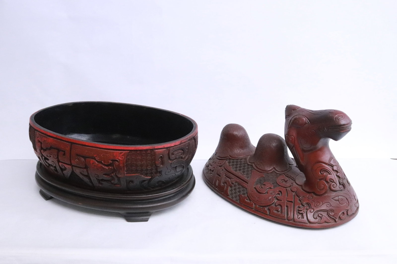 A simulated cinnabar box - 5