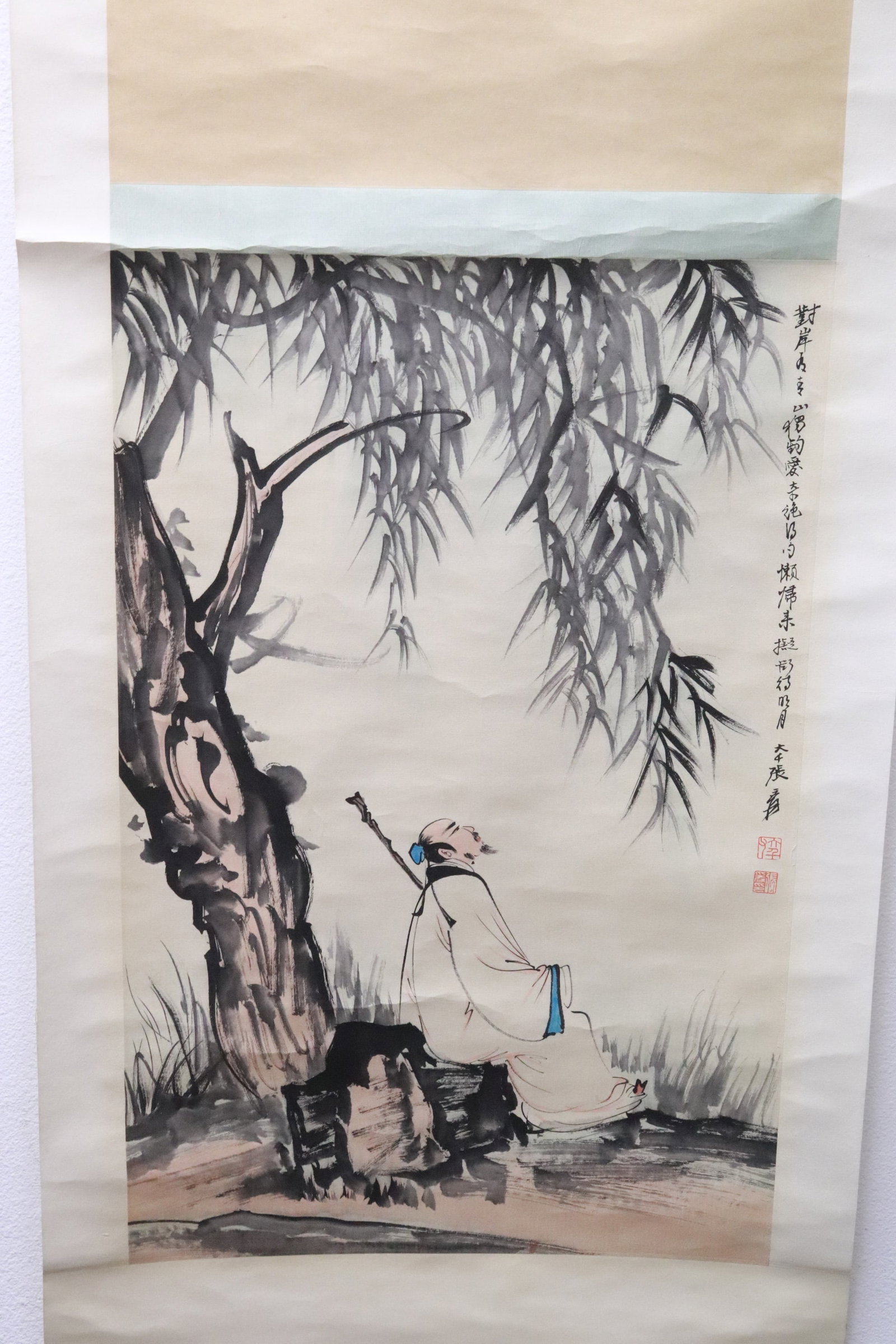 Chinese watercolor scroll (1 of 7)