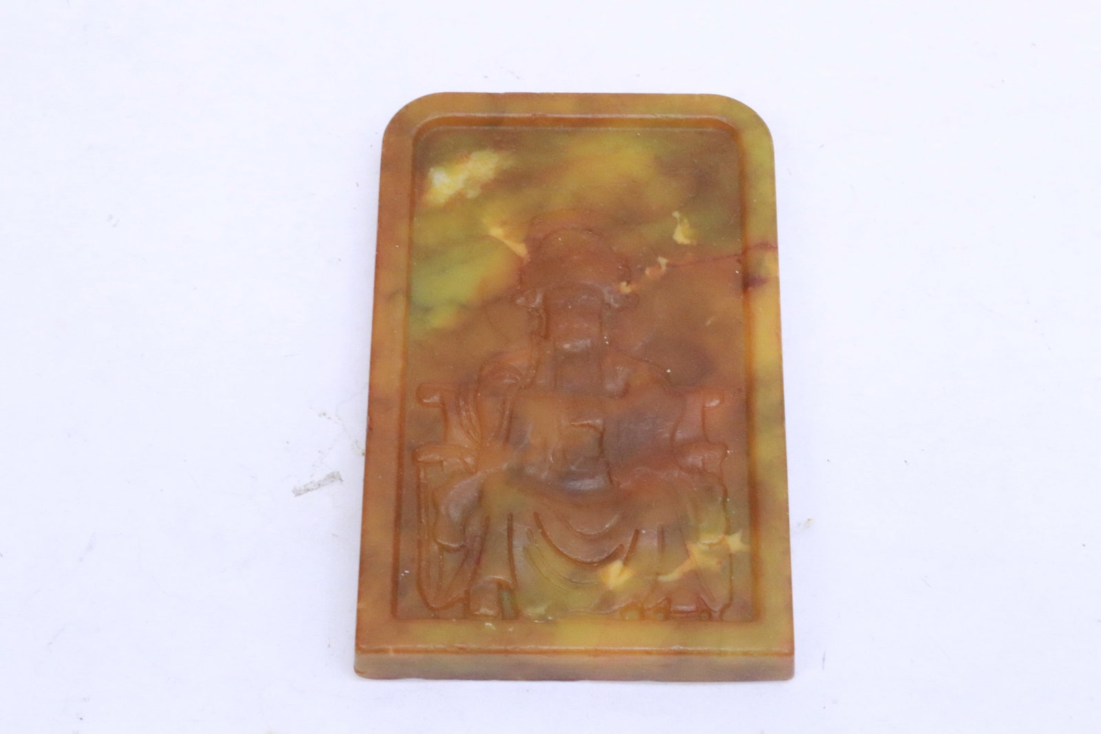 2 stone carved plaques - 5