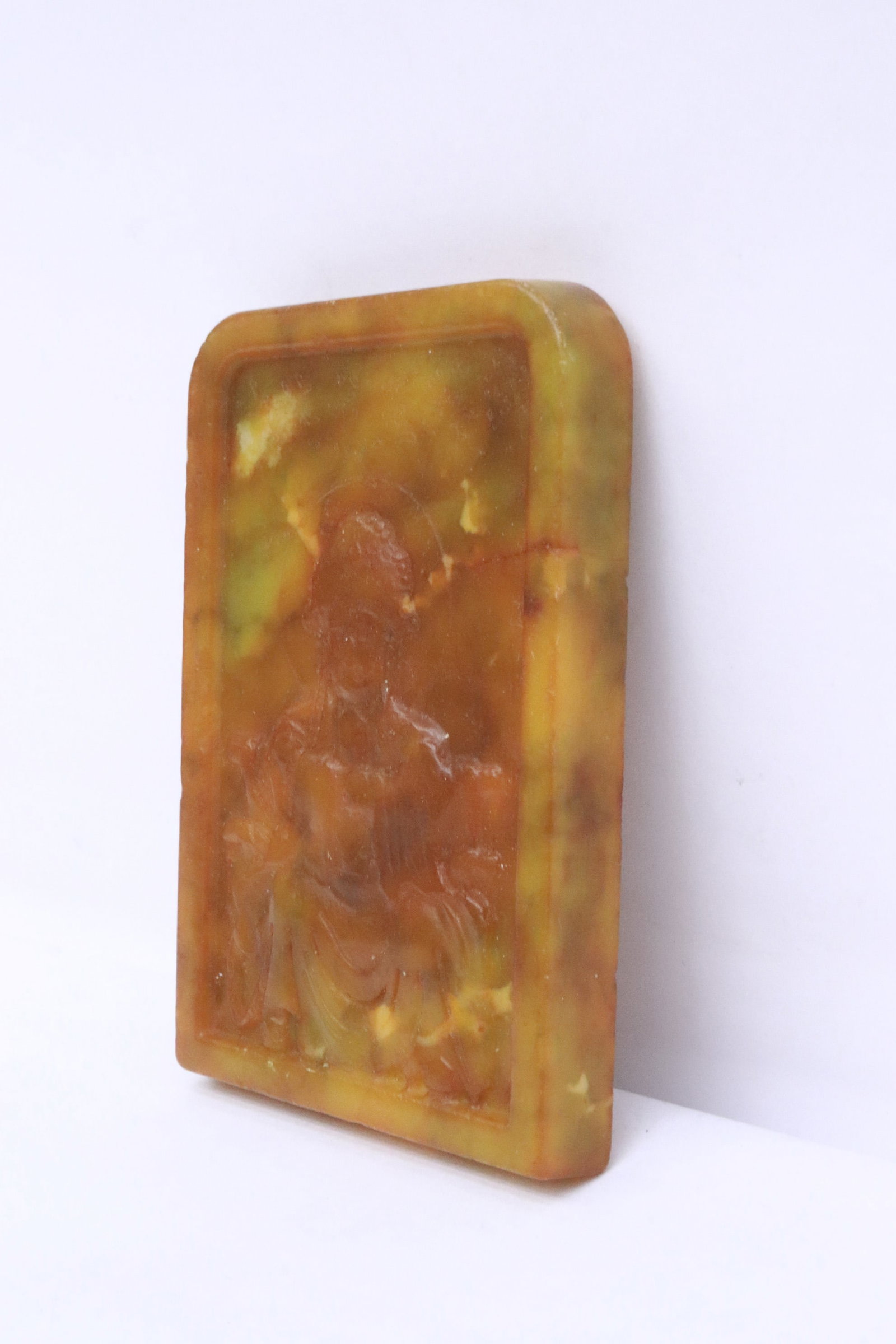 2 stone carved plaques - 7