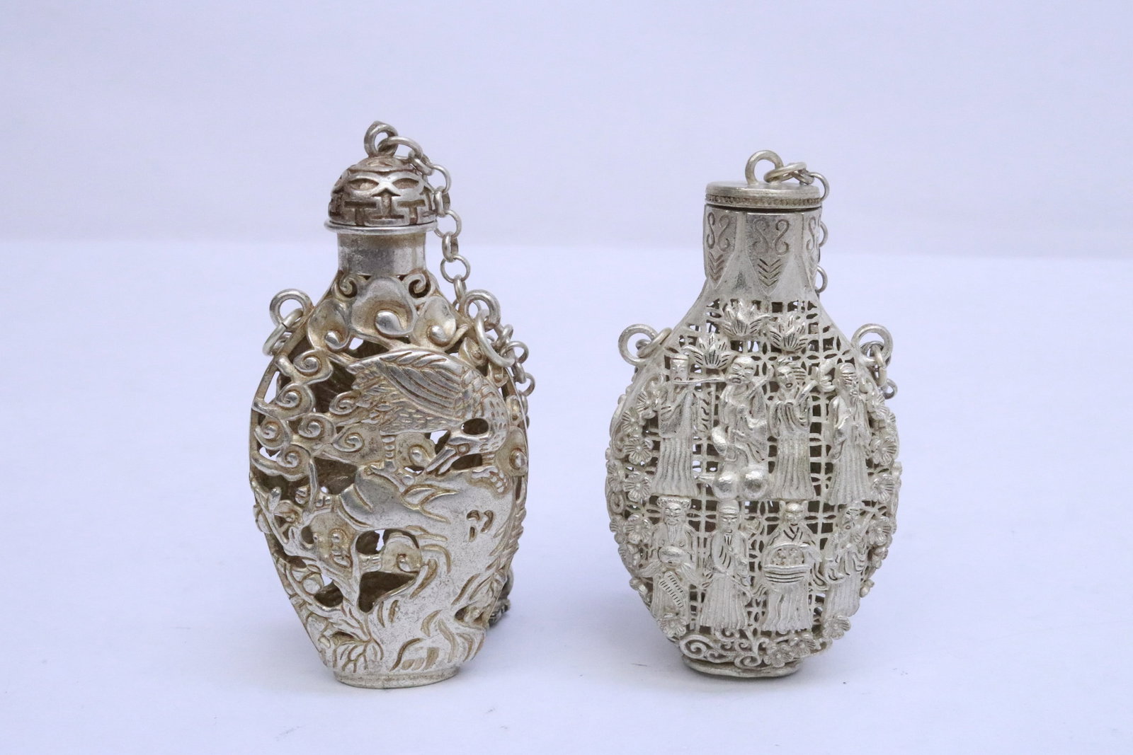 2 white metal scent bottles (1 of 8)