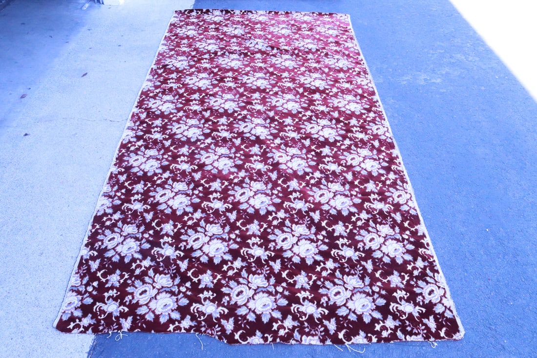 Beautiful red fabric roll (1 of 7)