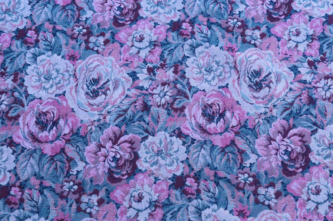 A floral pattern fabric roll - 5