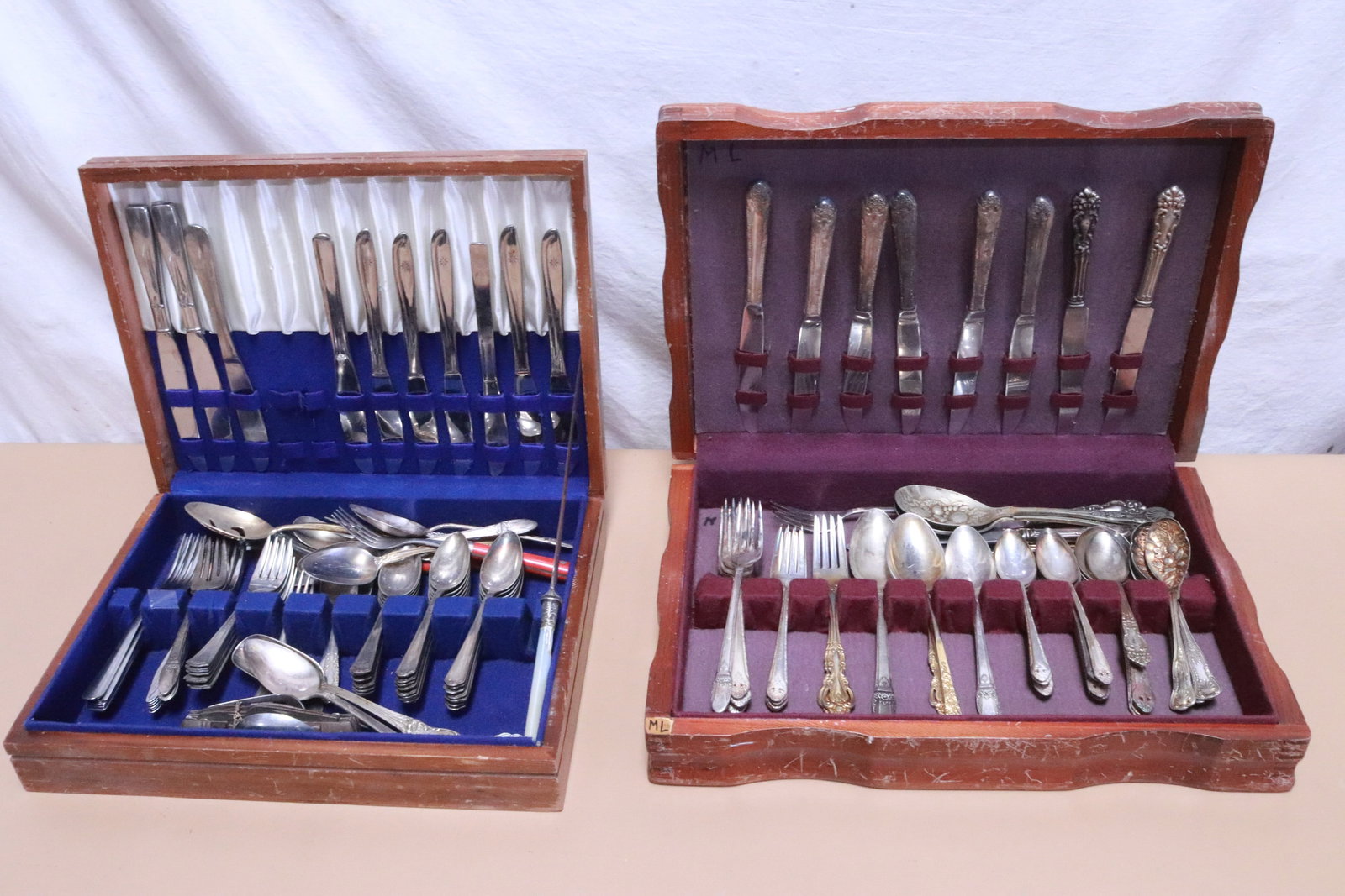 Box of silverplate flatware (1 of 11)