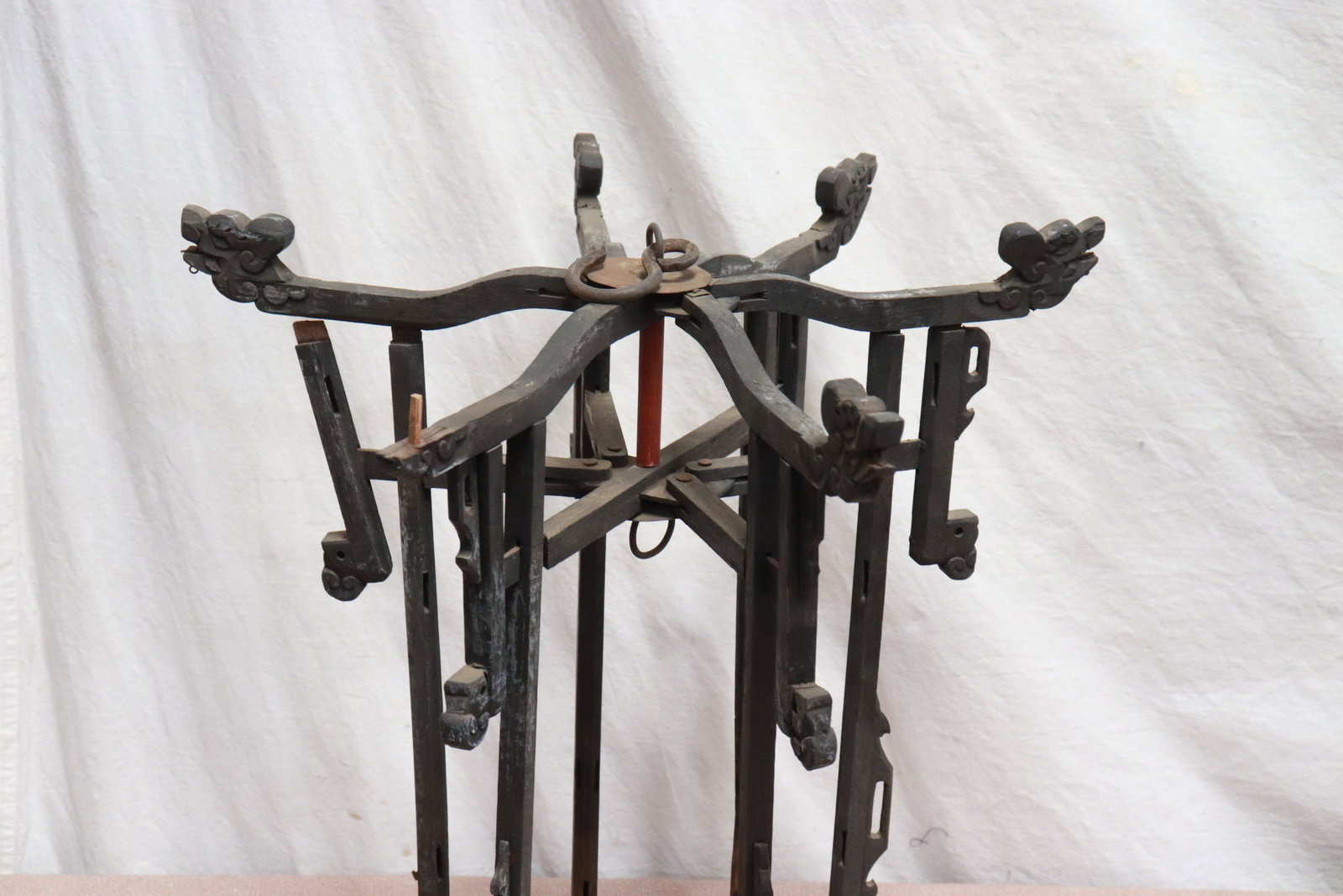 2 Chinese antique lantern frame - 8