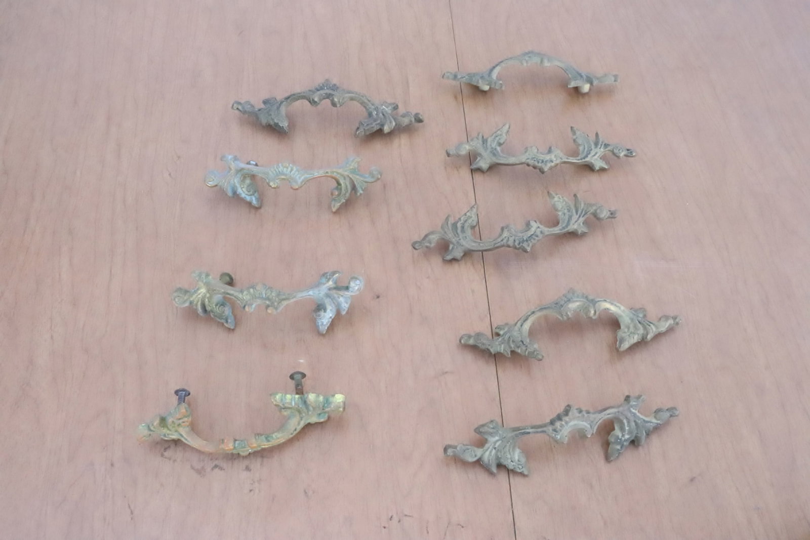 9 bronze drawer pulls (1 of 7)
